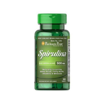 Картинка Спіруліна Puritan's Pride Spirulina 500 мг від інтернет-магазину спортивного харчування PowerWay