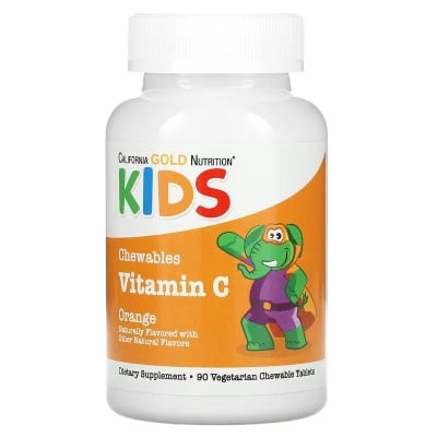 Картинка Жувальний вітамін С, Vitamin C California Gold Nutrition від інтернет-магазину спортивного харчування PowerWay