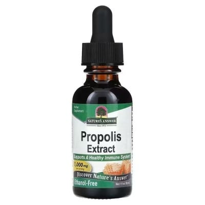 Картинка Екстракт прополісу Nature's Answer propolis Extract 1000 мг 30 мл від інтернет-магазину спортивного харчування PowerWay