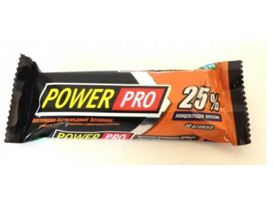 Картинка Протеїновий батончик Power Pro 25% (60 g какао) від інтернет-магазину спортивного харчування PowerWay