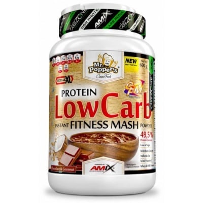 Картинка Протеїнове низьковуглеводневе пшоняно-вівсяне пюре Amix Mr.Popper's Low Carb Fitness Mash від інтернет-магазину спортивного харчування PowerWay