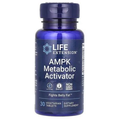 Картинка Активатор метаболізма AMPK Life Extension AMPK Metabolic Activator 30 таблеток від інтернет-магазину спортивного харчування PowerWay
