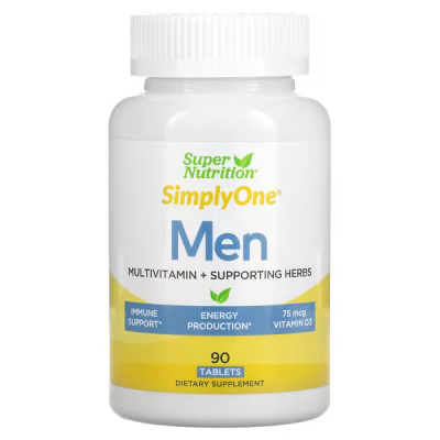 Картинка Мультивітаміни для чоловіків Super Nutrition SimplyOne від інтернет-магазину спортивного харчування PowerWay