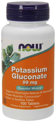 Картинка Калій Now Foods  Potassium Gluconate  від інтернет-магазину спортивного харчування PowerWay