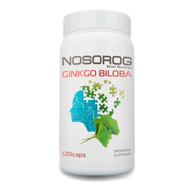 Картинка Вітаміни Гінкго білоба Nosorog Nutrition Ginkgo Biloba від інтернет-магазину спортивного харчування PowerWay