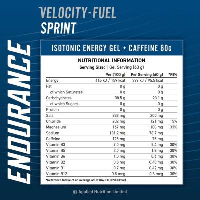 Картинка Енергетичний гель Applied Nutrition Gel Endurance Velocity-Fuel Sprint від інтернет-магазину спортивного харчування PowerWay