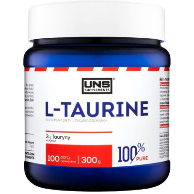 Картинка Аминокислота для спорта UNS 100% Pure L-TAURINE 300g від інтернет-магазину спортивного харчування PowerWay