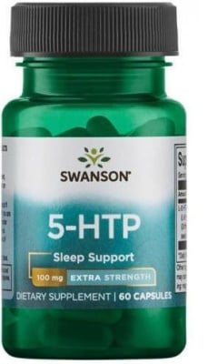 Картинка Swanson 5-НТР (L-5 гідрокситриптофан) Ultra 5-HTP 100 mg від інтернет-магазину спортивного харчування PowerWay