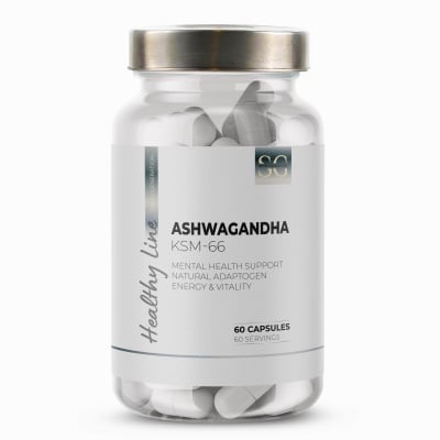 Картинка Ашваганда Sport Generation Healthy Line Ashwagandha KSM-66 60 капсул від інтернет-магазину спортивного харчування PowerWay