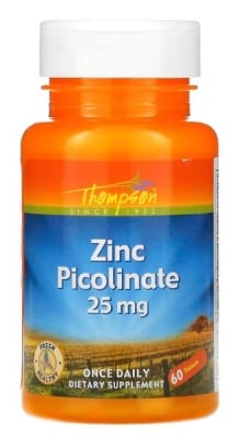 Картинка Цинк піколінат Thompson Zinc Picolinate 25 мг від інтернет-магазину спортивного харчування PowerWay