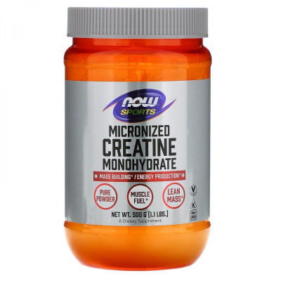 Картинка Мікронізований креатин моногідрат NOW Foods, Sports Micronized Creatine Monohydrate від інтернет-магазину спортивного харчування PowerWay