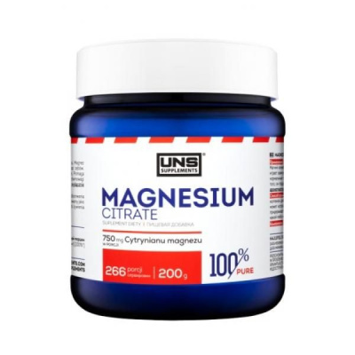 Картинка Магній цитрат в порошку UNS 100% Pure magnesium citrate від інтернет-магазину спортивного харчування PowerWay