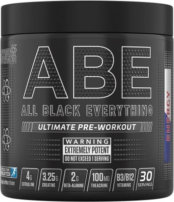 Картинка Передтренувальний комплекс Applied Nutrition ABE All Black Everything Pre Workout від інтернет-магазину спортивного харчування PowerWay