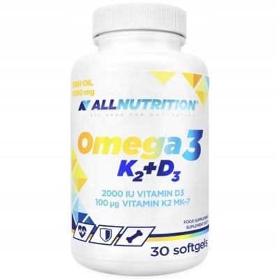 Картинка Омега -3 з К2 та Д3 All Nutrition Omega 3 K2 + D3 від інтернет-магазину спортивного харчування PowerWay