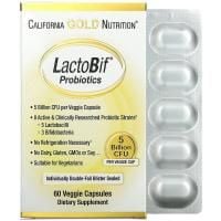 Пробіотики California GOLD Nutrition, LactoBif Probiotics, 5 млрд КОЕ