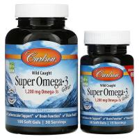 Картинка Омега-3 Carlson Wild Caught Super Omega-3 Gems від інтернет-магазину спортивного харчування PowerWay