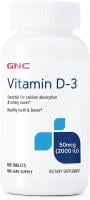 Картинка Вітамін Д-3, Vitamin D-3, GNC, 50 мкг (2000 МО), 180 таблеток від інтернет-магазину спортивного харчування PowerWay