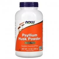 Псиліум, Порошок з лушпиння насіння подорожника, Psyllium Husk Powder, Now Foods 