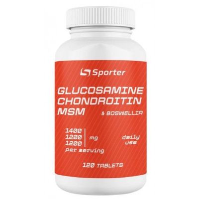Картинка Засіб для суглобів Sporter Glucosamine Chondroitin MSM + Boswellia від інтернет-магазину спортивного харчування PowerWay